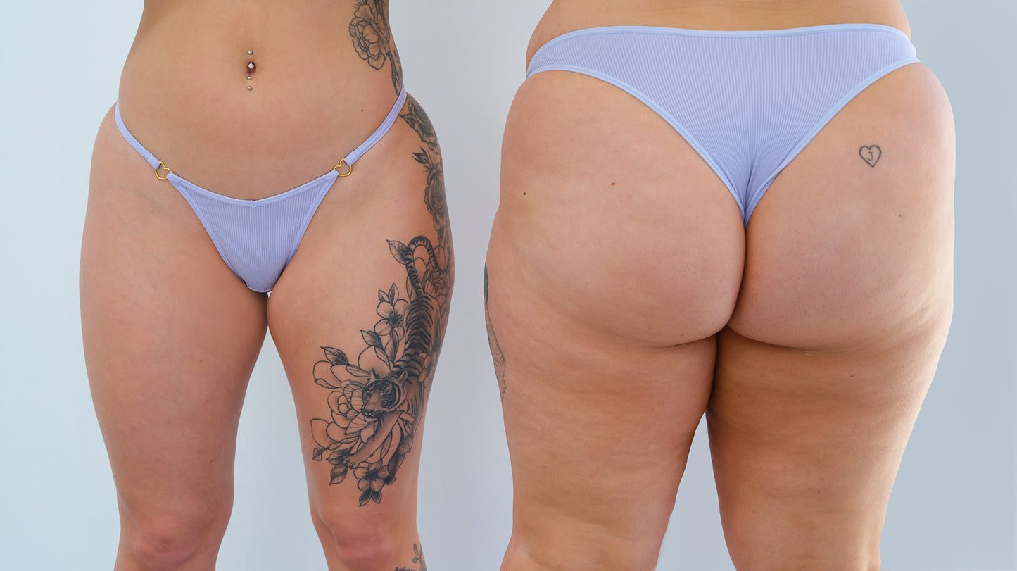 BCA HEART THONG - LILAC