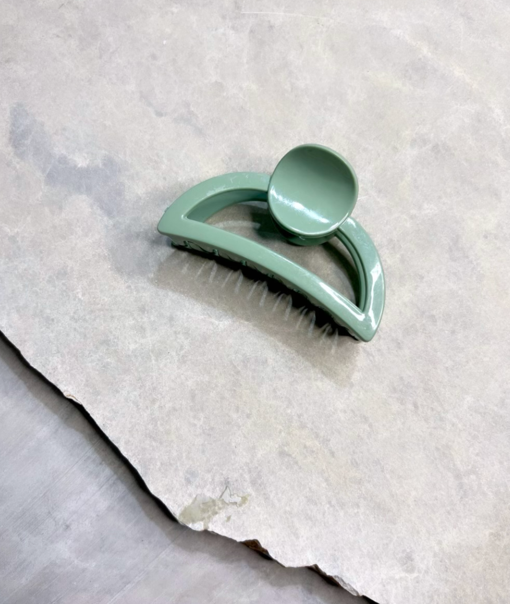 Alyssa Hair Claw - Green