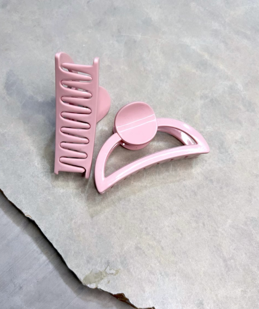 Alyssa Hair Claw - Pink