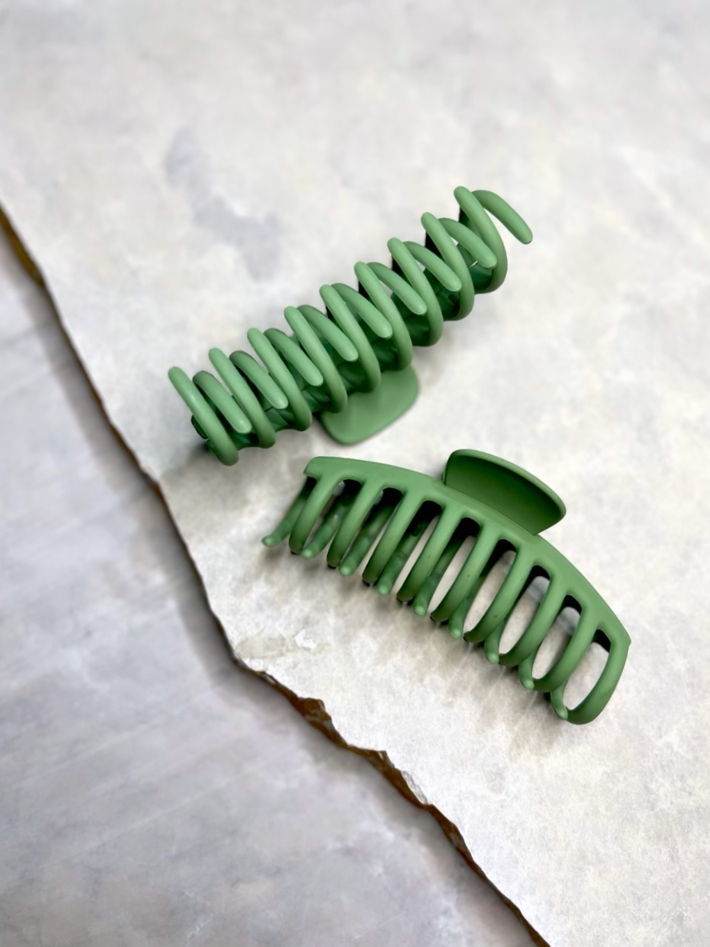 Vanessa Hair Claw - Green